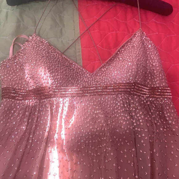 Niteline nude and peach dress - Picture 6 of 6